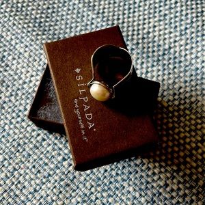 Silpada pearl ring size 7